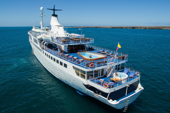 New Cruise Ship in the Galápagos
