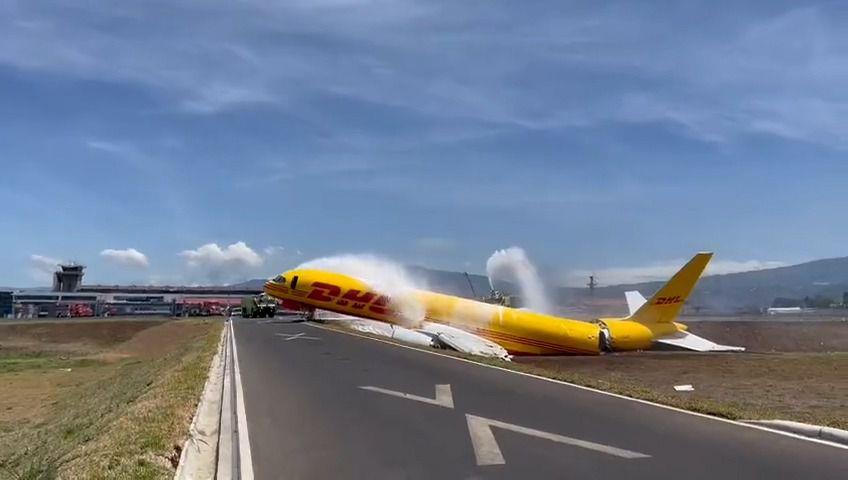 A cargo jet crashed