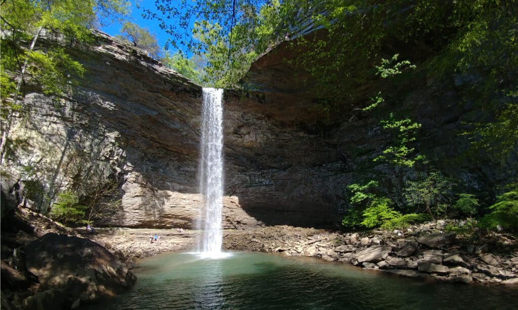 Ozone Falls near Crab Orchard, Tennessee