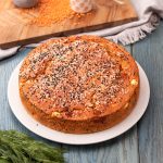 Savory tart with red lentils: the original rustic recipe with stringy filling