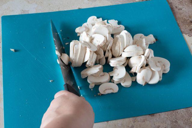 bruschetta with trifolat mushrooms
