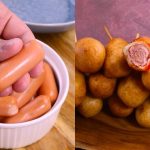 Mini corn dog: the recipe for American street food