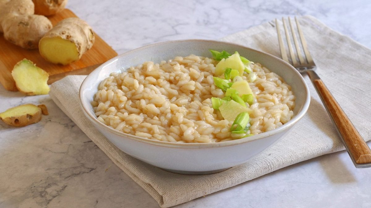 risotto with ginger